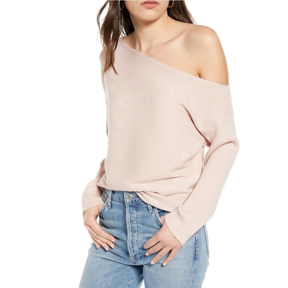 Treasure & Bond One-Shoulder Pullover